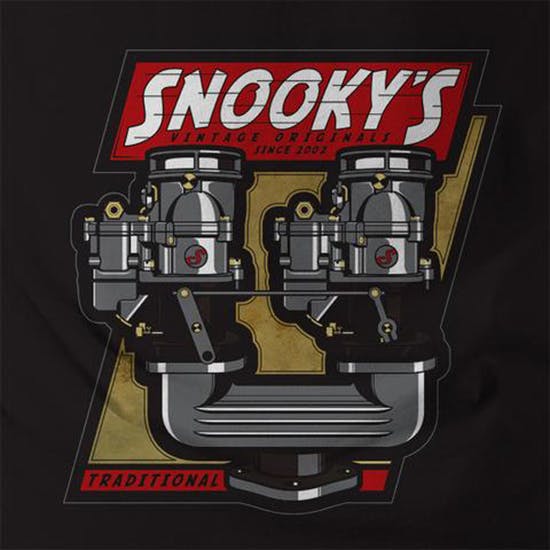 Snookys Vintage Dual Carbs T-Shirt