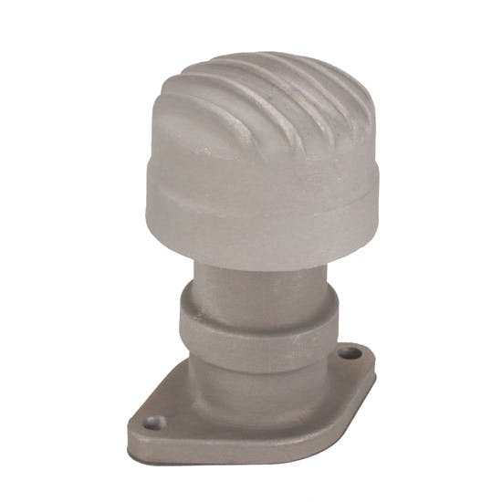 OTB 6826 Finned Flathead Rear Breather - Unpolished