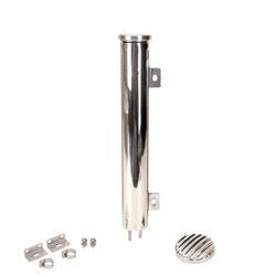 OTB Gear 6853 Radiator Overflow Tank, Finned Cap, 14 Inch, Polished
