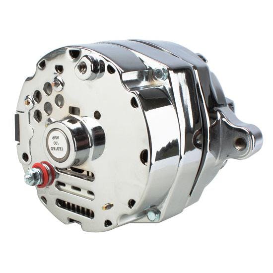 Tuff Stuff Silver Bullet One Wire Alternator, 100 AMP
