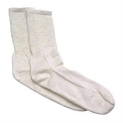 Speedway Nomex Fire Retardant Socks, White, Pair 