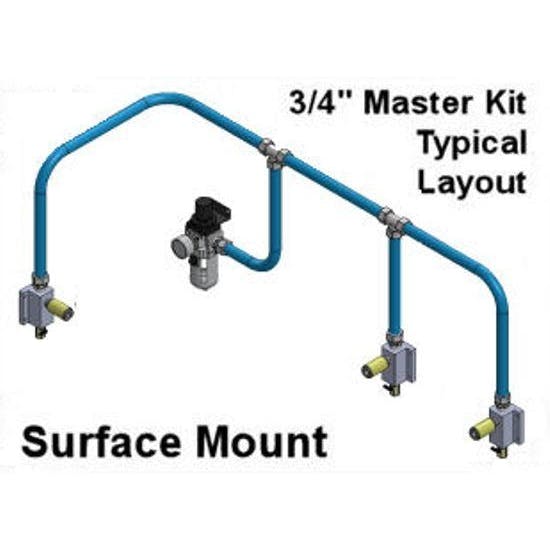 RapidAir M7500 Master Air Line Kit, 3/4 Inch Line