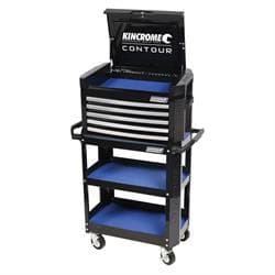 Kincrome K7745 CONTOUR 5-Drawer Tool Chest and Cart Combo