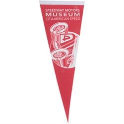 Speedway Museum Logo Pennant, Blue