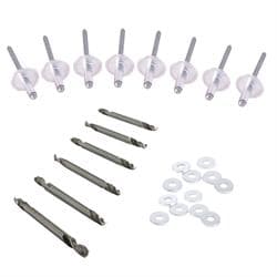 Large Head Rivet Kit - Plain 