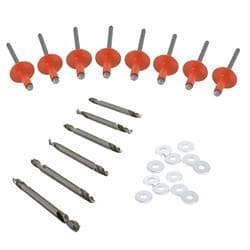 Large Head Rivet Kit - Orange