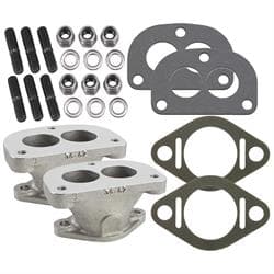 GM '36-62 L6 2-Bolt Small Pattern, 2 Stromberg 3-Bolt Adapter Kit