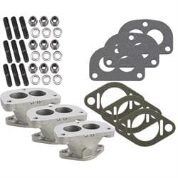 GM '36-62 L6 2-Bolt Small Pattern, 3 Stromberg 3-Bolt Adapter Kit