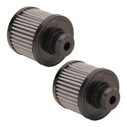 Black Push-In Valve Cover Breather Without Shield - 2 PK