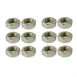 Steel Jam Nuts, 3/4 Inch-16 NF Fine Thread, LH and RH, Pack/12