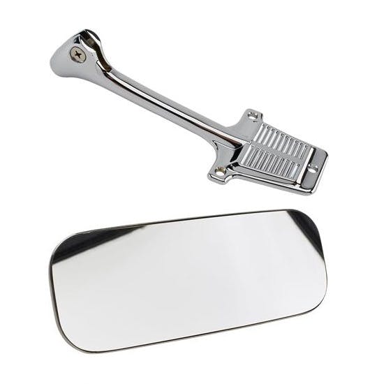 1960-1971 Chevy Truck Inside Mirror and Bracket, Chrome/Stainless