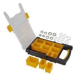 AN Fitting Stat-O-Seal and HDPE Sealing Washer Kit with Organizer
