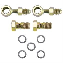 Speedway 10mm x 1.25 Inch to -4 AN Banjo Bolt and Fitting Kit