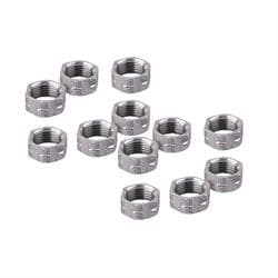 Speedway Aluminum Jam Nuts, 5/8-18 RH and LH, Pack/12
