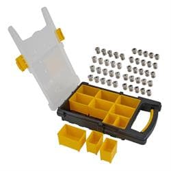 Speedway Stainless Steel Flare Nut Master Pack with Storage Case