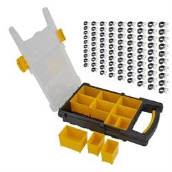 Insulated Line/Tubing Mount Clamp Assortment Kit w/ Storage Case