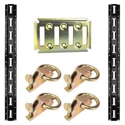 Speedway Trailer Tie Down Kit, Vertical Mounting Tracks