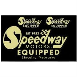 Retro Speedway Logo Decal Sheet