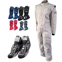 Zamp ZR-30 Triple-Layer One-Piece Racing Suit Combo, Grey