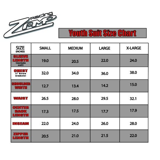 Zamp Youth One-Piece Racing Suit Combo with Helmet