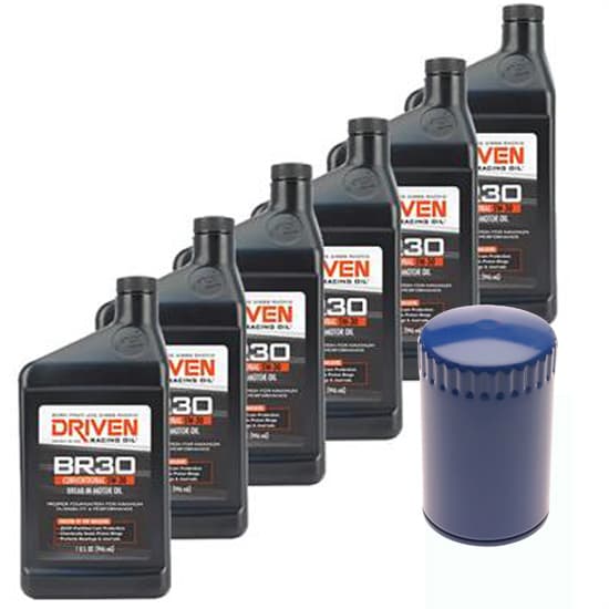 Driven 5W30 6 Quart/ACDelco PFL400A Filter BreakIn Oil Kit