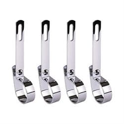 Lake Pipe Mounting Brackets, Stainless Steel, Set of 4