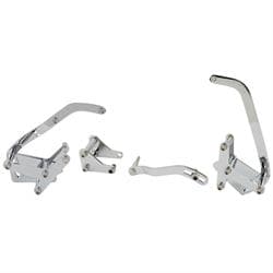 Bills Hot Rod Co. SBC P/S, Alternator, and A/C Brackets, Chrome
