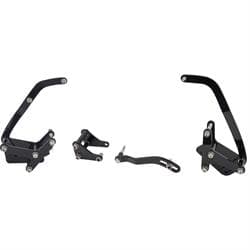 Bills Hot Rod Co. SBC P/S, Alternator, and A/C Brackets, Black