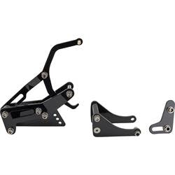 Bills Hot Rod Co. SBC P/S and Alt. Brackets, Side, Short, Black