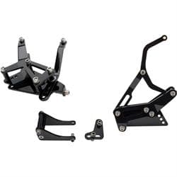 Bills Hot Rod Co. SBC P/S, Alt., and A/C Brackets, Side, Black