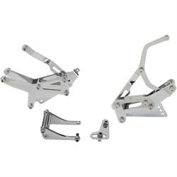 Bills Hot Rod Co. SBC P/S, Alt., and A/C Brackets, Side, Chrome