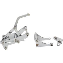 Bills Hot Rod Co. SBC P/S and Alt. Brackets, Side, Long, Chrome