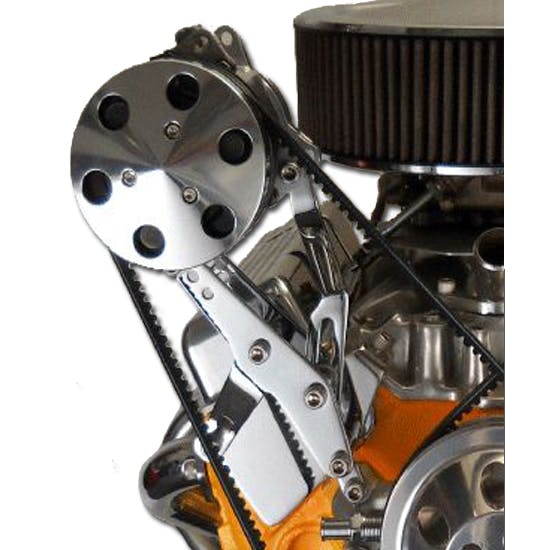 Bills Hot Rod Co. SBC Wide Set A/C, P/S, and Alt. Brackets, Raw