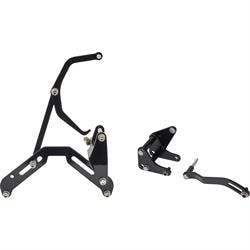 Bills Hot Rod Co. BBC Alternator and P/S Brackets, Black