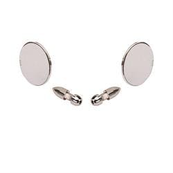 Hagan Fattie 4 Inch Round Rear-View Mirrors with Bullet Adapters