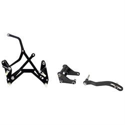 Bills Hot Rod Co. SBC A/C, P/S, and Alternator Brackets, Black