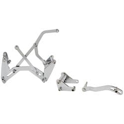 Bills Hot Rod Co. SBC A/C, P/S, and Alternator Brackets, Chrome