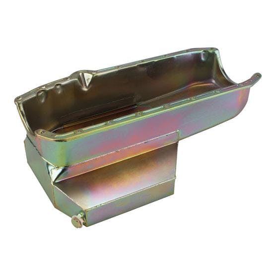 Champ Style Oil Pan w/High Volume Oil Pump/Pickup Kit, 57-79 SBC