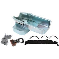 Moroso Oil Pan w/High Volume Oil Pump/Pickup Kit, 57-79 SB Chevy