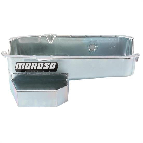 Moroso Oil Pan w/Plug -High Volume Oil Pump/Pickup Kit, 57-79 SBC