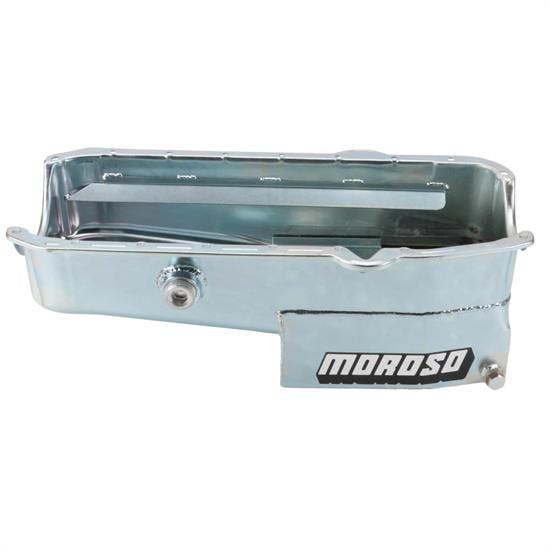 Moroso Oil Pan w/Plug -High Volume Oil Pump/Pickup Kit, 57-79 SBC