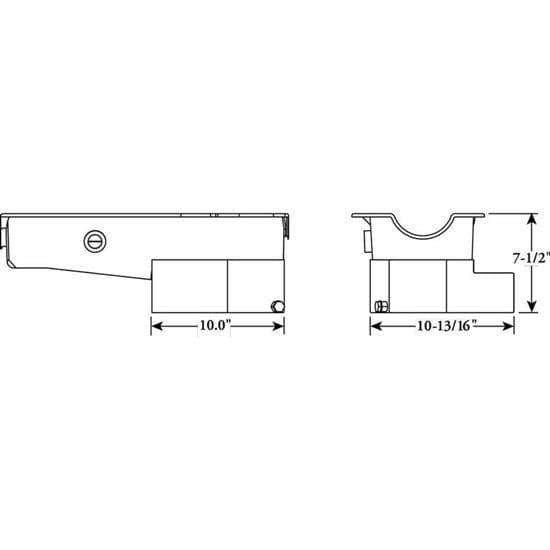 Moroso Oil Pan w/Plug High Volume Oil Pump/Pickup Kit, 86Up SBC