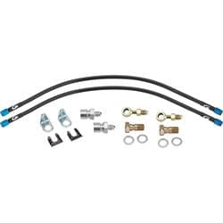 18 Inch Kevlar -3AN Brake Line Kit, 3/8 Inch or 10mm, 3/8-24 IFF