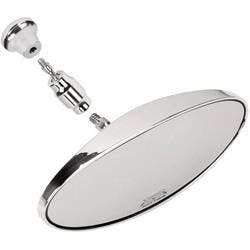 Hagan Fattie Rear-View Mirror Assembly w/Post Mount and Extension