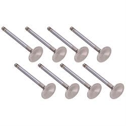 Super Duty Steel Exhaust Valves, 1.60 Inch, Std. Length, Set of 8