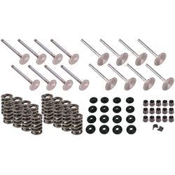 SD-SS Cylinder Head Valve Kit, 2.02/1.60-Prem Locks-1.465 Springs