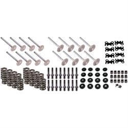 SD-SS Cylinder Head Valve Kit, 2.02/1.60-Prem Locks-1.465-Guides