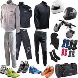 Zamp Mega Racer Safety Kit, ZR-30 Triple-Layer 2-Piece Suit Combo