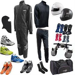Zamp Mega Racer Safety Kit, ZR-10 Single-Layer 2-Piece Suit Combo