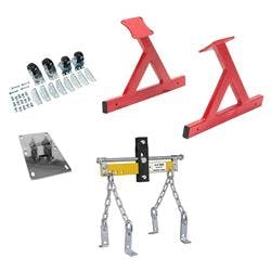 Speedway GM LS V8 Rolling Engine Stand with Lift Plate, Leveler